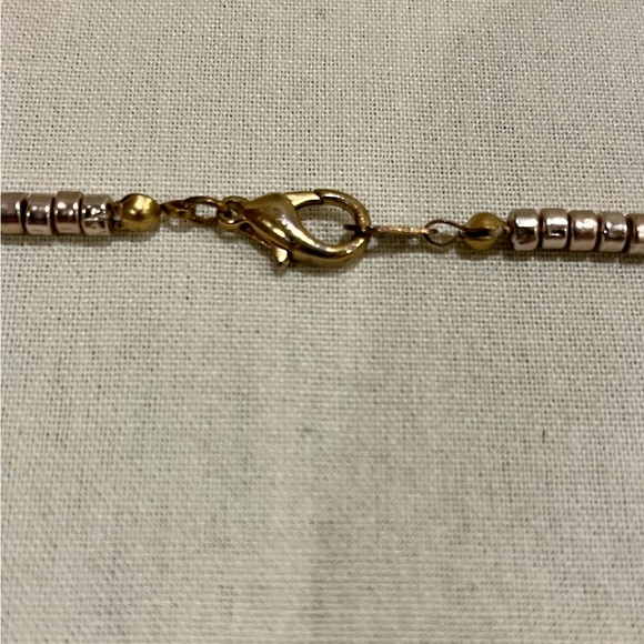 Vintage Opera Length Metallic Bead Necklace - Picture 10 of 16